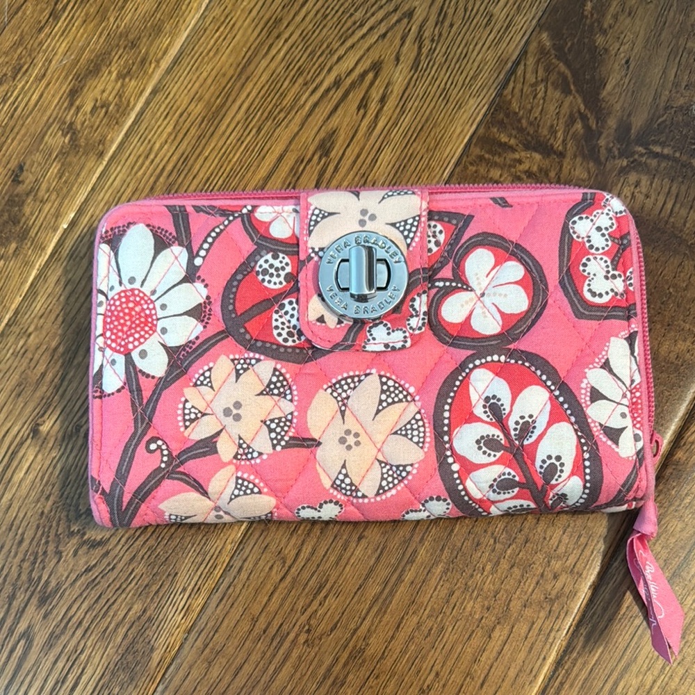 Vera Bradley Pink Floral Wallet